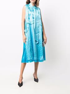Balenciaga Mouwloze jurk - Blauw