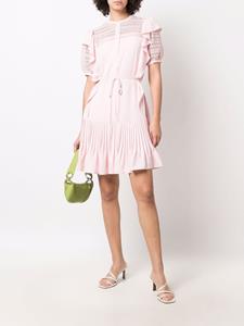 TWINSET Geplooide midi-jurk - Roze