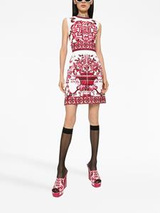 Dolce & Gabbana Mini-jurk met brokaat - Wit
