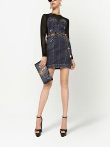 Dolce & Gabbana Denim mini-jurk - Blauw