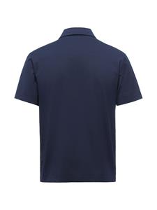 Prada Poloshirt met geborduurd logo - Blauw