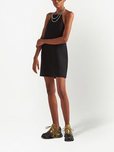 Prada Mini-jurk met halternek - Zwart