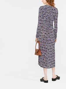 ISABEL MARANT Midi-jurk met bloemenprint - Grijs