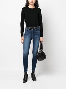 LIU JO rhinestone-embellished skinny-cut jeans - Blauw
