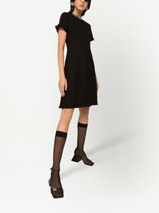 Dolce & Gabbana Mini-jurk met korte mouwen - Zwart