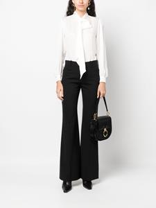 Chloé low-rise flared trousers - Zwart