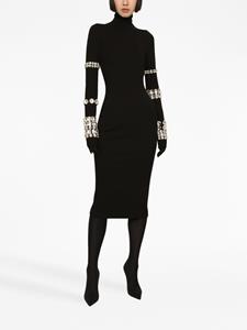 Dolce & Gabbana x Kim Kardashian verfraaide jurk - Zwart