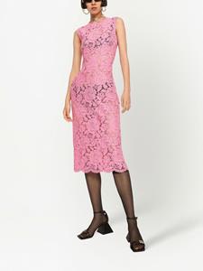 Dolce & Gabbana Mouwloze shiftjurk - Roze