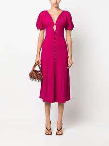 Cult Gaia Halsey short-sleeve dress - Roze