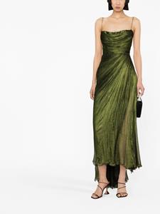 Maria Lucia Hohan Midi-jurk met vierkante hals - Groen