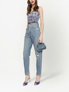 Dolce & Gabbana High waist jeans - Blauw