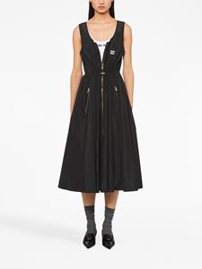 Miu Miu Mouwloze mini-jurk - F0002 BLACK