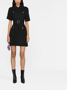 SANDRO Mini-jurk met ceintuur - Zwart