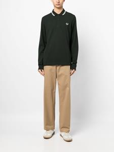 Fred Perry long-sleeve polo shirt - Groen