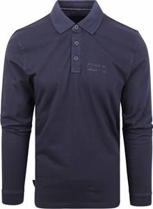 Casa Moda Vintage Longsleeve Polo Navy