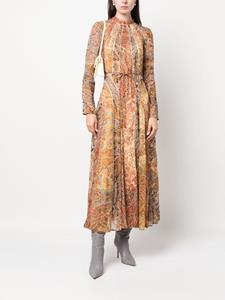 Zimmermann Luminosity paisley-print midi dress - Bruin