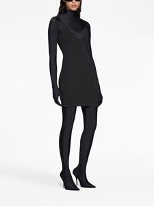 Balenciaga Geribde mini-jurk - 1001 -WASHED BLACK