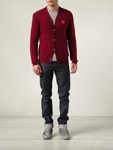 Comme Des Garçons Play classic cardigan - Rood