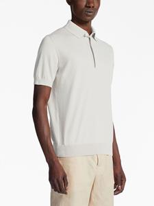 Zegna Katoenen poloshirt - Wit