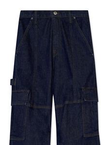 Simkhai Axelle high-rise cargo trousers - Blauw