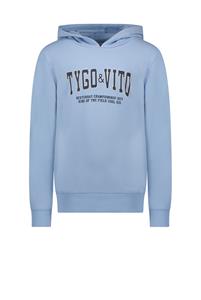 Tygo & Vito Jongens hoodie - Huub - Mid blauw
