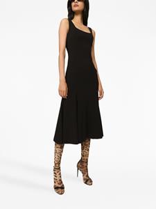 Dolce & Gabbana A-line sleeveless dress - Zwart