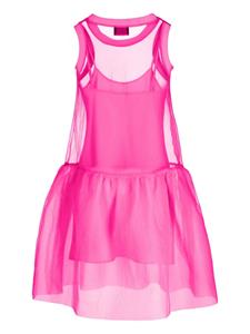 Cynthia Rowley semi-sheer sleeveless dress - Roze