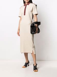 Y/Project Midi-jurk met colourblocking - Beige