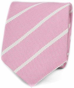 Suitable Krawatte Streifen Pink -