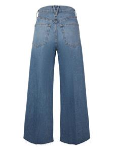 Veronica Beard high-waisted cropped jeans - Blauw