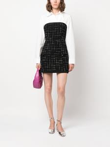 MSGM Strapless mini-jurk - Zwart