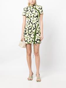 De La Vali Mini-jurk met bloemenprint - Groen