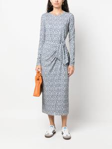 MARANT ÉTOILE Midi-jurk met patroon - Beige