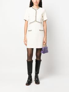 SANDRO Mini-jurk met korte mouwen - Beige