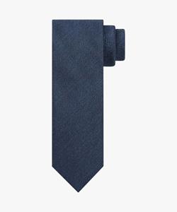 Profuomo Navy wol-zijde blend das Heren