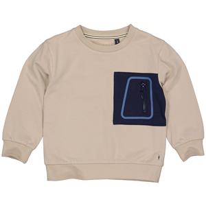 LEVV Little Jongens sweater - Gerbert - Taupe
