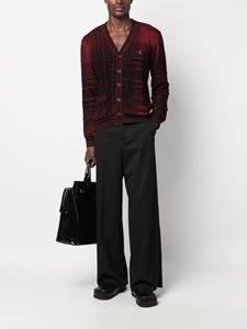 Vivienne Westwood Madras check-pattern cardigan - Zwart