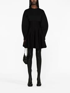 Alexander McQueen long-sleeve short dress - Zwart