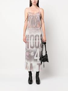 1017 ALYX 9SM Midi-jurk met grafische print - Grijs