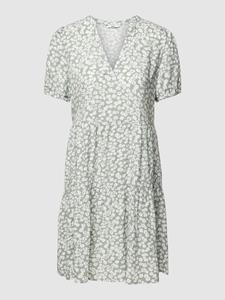 Only Mini-jurk van viscose met all-over motief, model 'NOVA'