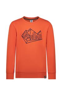B.Nosy Jongens sweater oranje - Olivier - Pompoen