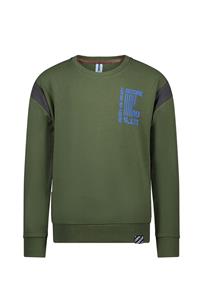 B.Nosy Jongens sweater - Ravi - Militairy groen