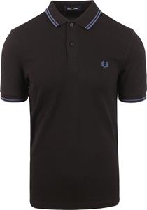fredperry Fred Perry - Twin Tipped Black/Midnight Blue - Polo