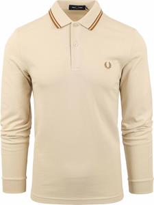 fredperry Fred Perry - Twin Tipped Oatmeal - Longsleeve