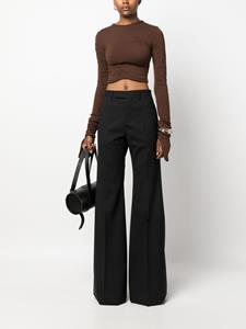 Rick Owens Wide Astaires flared trousers - Zwart