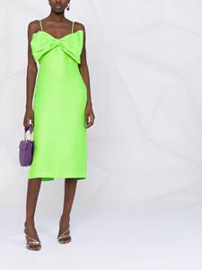 MSGM Midi-jurk met strik - Groen
