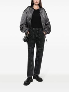 AGOLDE Cooper Cargo straight jeans - Zwart