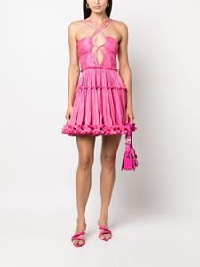 Costarellos Geplooide jurk - Roze