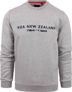 New zealand auckland NZA Trui Shallow Grijs