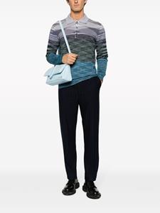 Missoni striped wool polo shirt - Blauw
